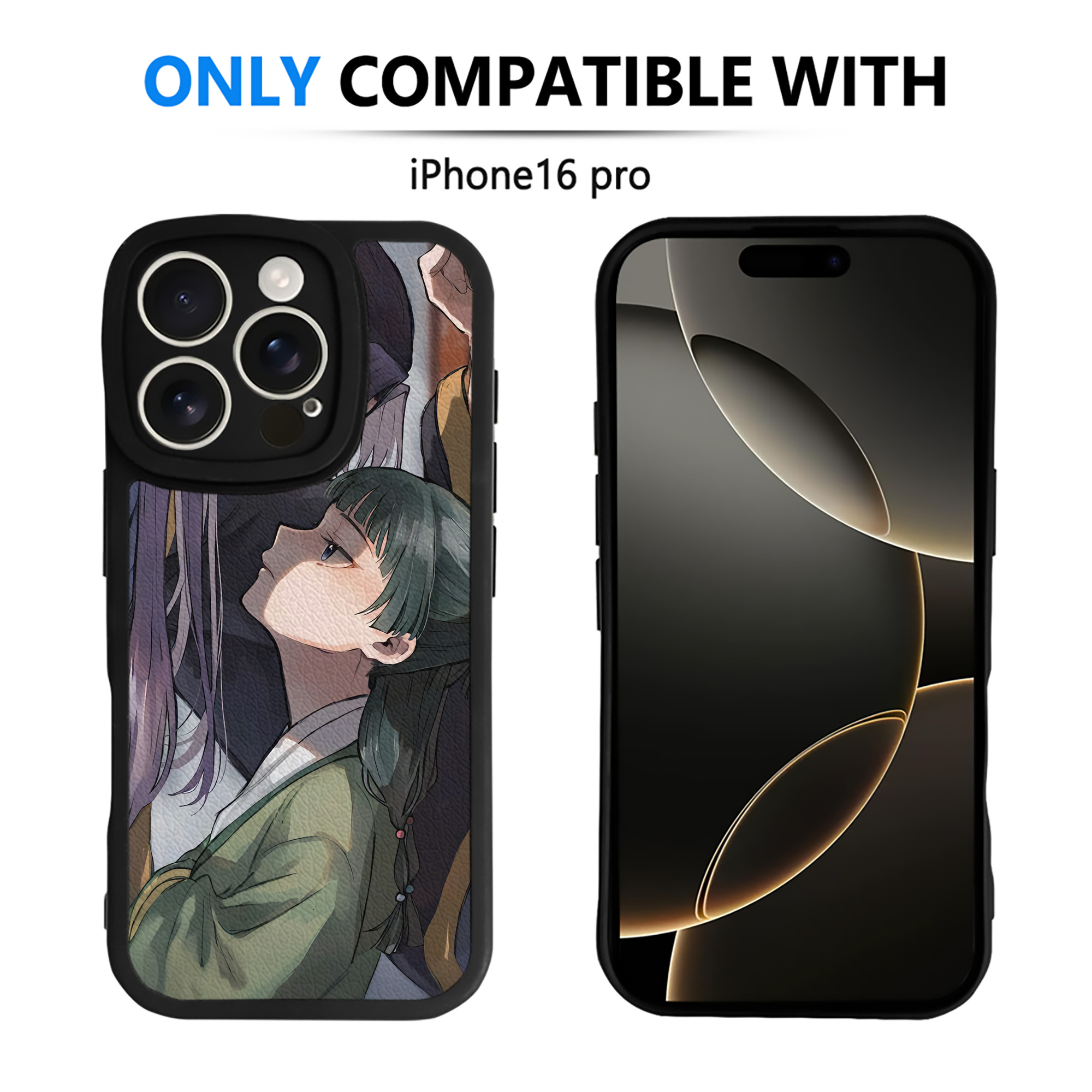 薬屋のひとりごと The Apothecary Diaries 【iPhone 16シリーズ対応】シリコンスマホケース（レザー調） 材質：シリコン